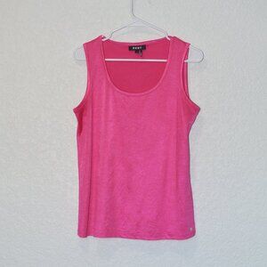 Womens DKNY Pink Tank Top Size M (100% polyester)